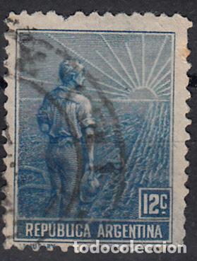 Sellos: ARGENTINA. IVERT 166, USADO. - Foto 1