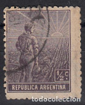 Sellos: ARGENTINA. IVERT 167, USADO. - Foto 1