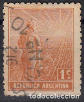 Sellos: ARGENTINA. IVERT 168, USADO. - Foto 1