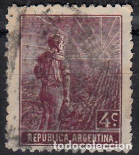 Sellos: ARGENTINA. IVERT 181, USADO. - Foto 1