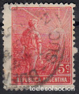 Sellos: ARGENTINA. IVERT 182, USADO. - Foto 1