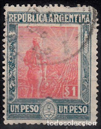 Sellos: ARGENTINA. IVERT 189, USADO. - Foto 1