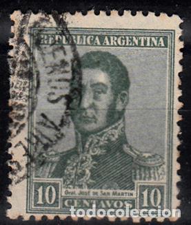 Sellos: ARGENTINA. IVERT 218, USADO. - Foto 1