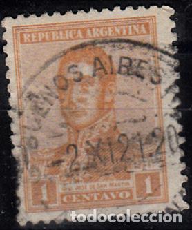 Sellos: ARGENTINA. IVERT 229, USADO. - Foto 1