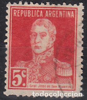 Sellos: ARGENTINA. IVERT 281, USADO. - Foto 1