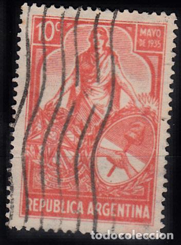 Sellos: ARGENTINA. IVERT 361, USADO. - Foto 1