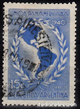 Sellos: ARGENTINA. IVERT 412 USADO. - Foto 1