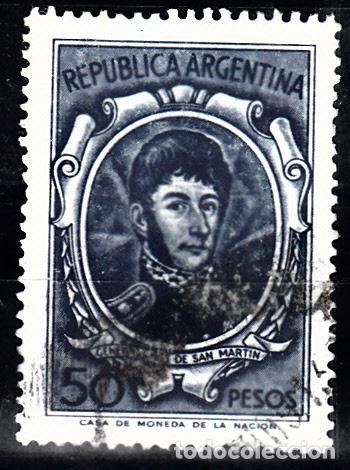 Sellos: ARGENTINA. IVERT 720 USADO. - Foto 1