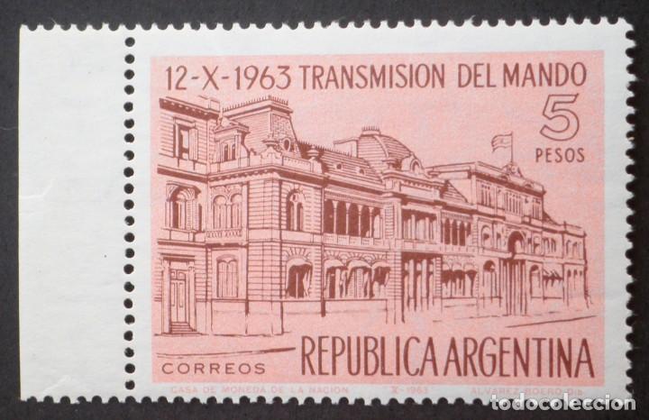 Sellos: 1963 Argentina Transmisi&oacute;n del mando - Foto 1