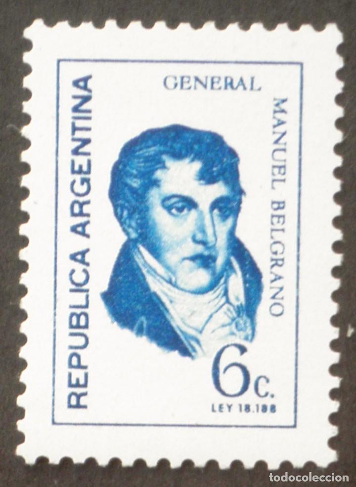 Sellos: 1970 Argentina General Belgrano - Foto 1