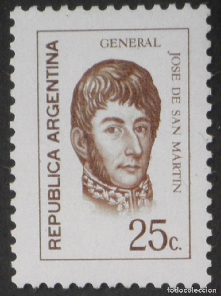 Sellos: 1971 Argentina General San Mart&iacute;n - Foto 1