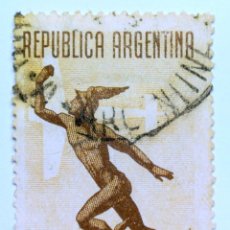 Sellos: SELLO POSTAL ARGENTINA 1940 50 C DIOSES MITOLOGIA MERCURIO CORREO AEREO. Lote 149361666