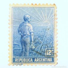Sellos: SELLO POSTAL ARGENTINA 1911 12 C AGRICULTURA , AGRICULTOR