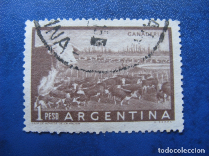 Sellos: argentina 1954, Yvert 547A - Foto 1