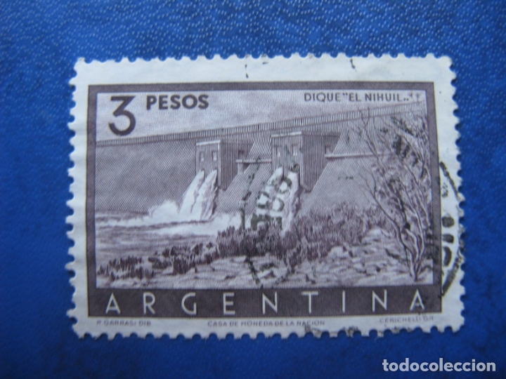 Sellos: argentina 1954, Yvert 548A - Foto 1