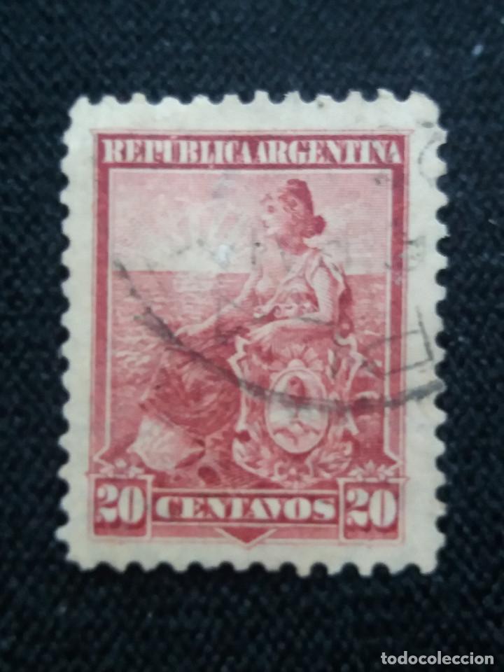 Sellos: ARGENTINA, 20C, GRAN SOL, A&Ntilde;O 1903. - Foto 1
