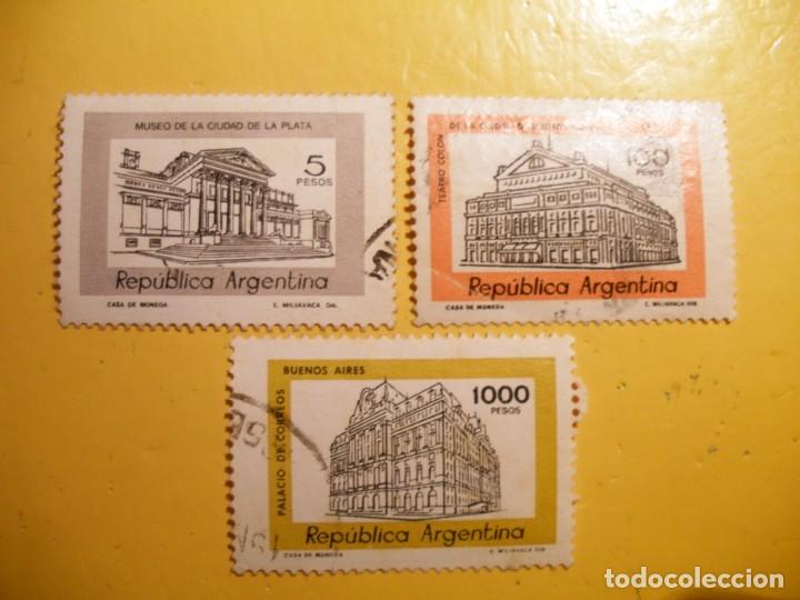Sellos: ARGENTINA - GRANDES EDIFICIOS , PALACIO, MUSEO Y TEATRO. - Foto 1