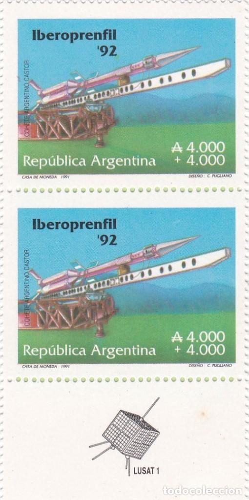 Sellos: Argentina 1991 cohete - Foto 1