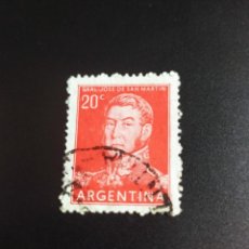 Sellos: ## ARGENTINA USADO 1954-1959 GENERAL SAN MARTIN ##. Lote 289004548