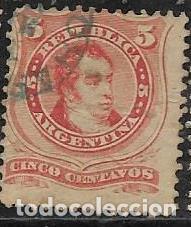 Sellos: ARGENTINA YVERT 18a - Foto 1