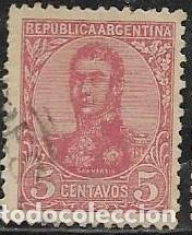 Sellos: ARGENTINA YVERT 137 - Foto 1