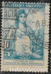 Sellos: ARGENTINA YVERT 466 - Foto 1