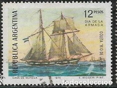 Sellos: ARGENTINA YVERT 1057, BARCOS - Foto 1