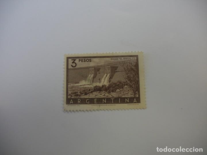 Sellos: ARGENTINA - PRESAS - DIQUE EL NIHUIL. - Foto 1