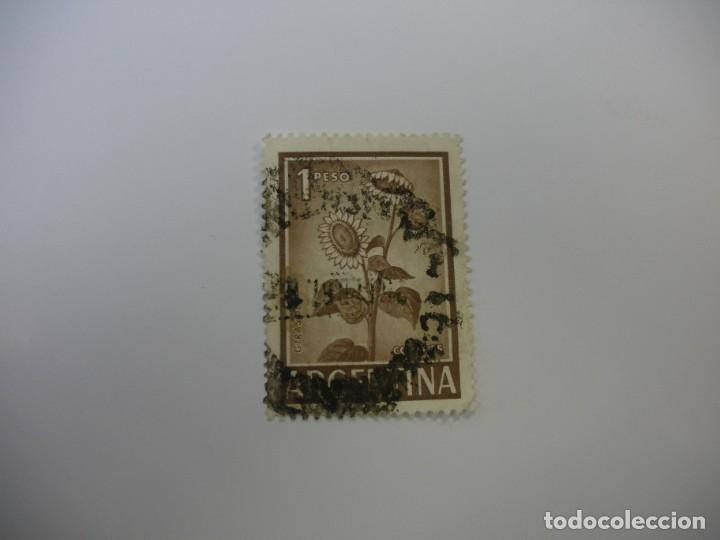 Sellos: ARGENTINA - FLORA - EL GIRASOL. - Foto 1