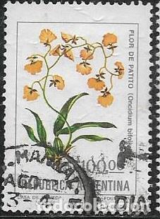 Sellos: ARGENTINA YVERT 1437, FLORA - Foto 1