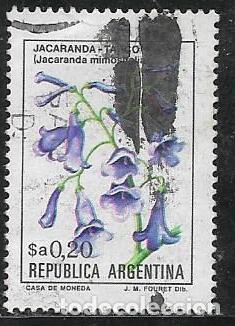 Sellos: ARGENTINA YVERT 1354, FLORA, - Foto 1