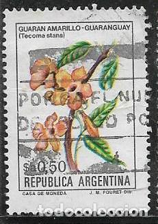 Sellos: ARGENTINA YVERT 1356, FLORA, - Foto 1