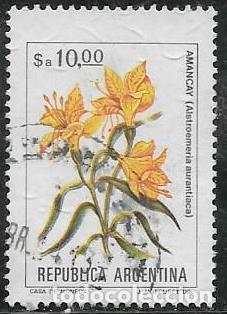 Sellos: ARGENTINA YVERT 1390, FLORA, - Foto 1
