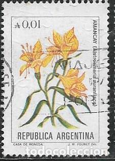 Sellos: ARGENTINA YVERT 1471, FLORA, - Foto 1