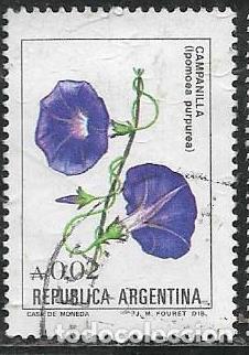 Sellos: ARGENTINA YVERT 1472, FLORA, - Foto 1