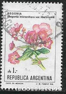 Sellos: ARGENTINA YVERT 1480, FLORA, - Foto 1
