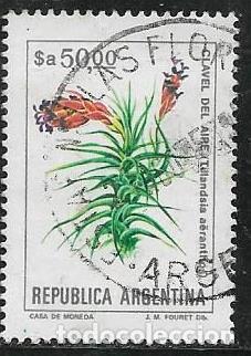 Sellos: ARGENTINA YVERT 1436, FLORA, - Foto 1