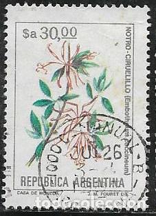 Sellos: ARGENTINA YVERT 1407, FLORA, - Foto 1