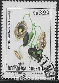 Sellos: ARGENTINA YVERT 1359, FLORA, - Foto 1