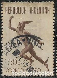 Sellos: ARGENTINA A&Eacute;REO YVERT 21 - Foto 1