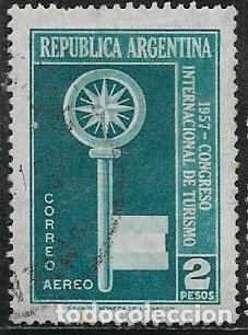 Sellos: ARGENTINA A&Eacute;REO YVERT 49 - Foto 1