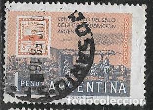 Sellos: ARGENTINA A&Eacute;REO YVERT 61 - Foto 1