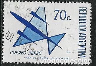 Sellos: ARGENTINA A&Eacute;REO YVERT 143 - Foto 1