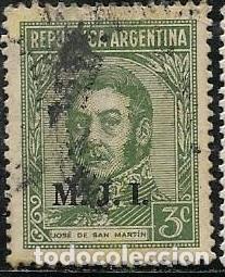 Sellos: ARGENTINA SERVICIOS YVERT 303 - Foto 1