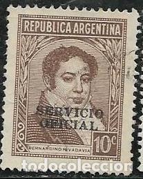 Sellos: ARGENTINA SERVICIOS YVERT 342 - Foto 1