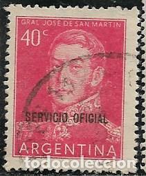 Sellos: ARGENTINA SERVICIOS YVERT 378 - Foto 1