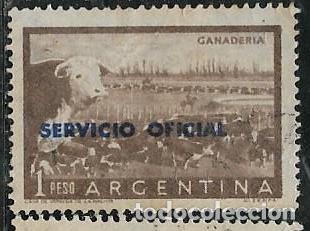 Sellos: ARGENTINA SERVICIOS YVERT 385 - Foto 1
