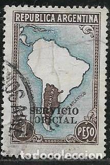 Sellos: ARGENTINA SERVICIOS YVERT 347 - Foto 1