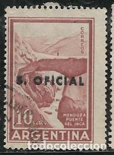 Sellos: ARGENTINA SERVICIOS YVERT 396 - Foto 1