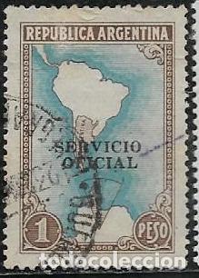 Sellos: ARGENTINA SERVICIOS YVERT 347 - Foto 1